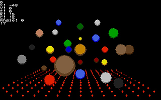 3D Sphere Object Generator / Editor atari screenshot